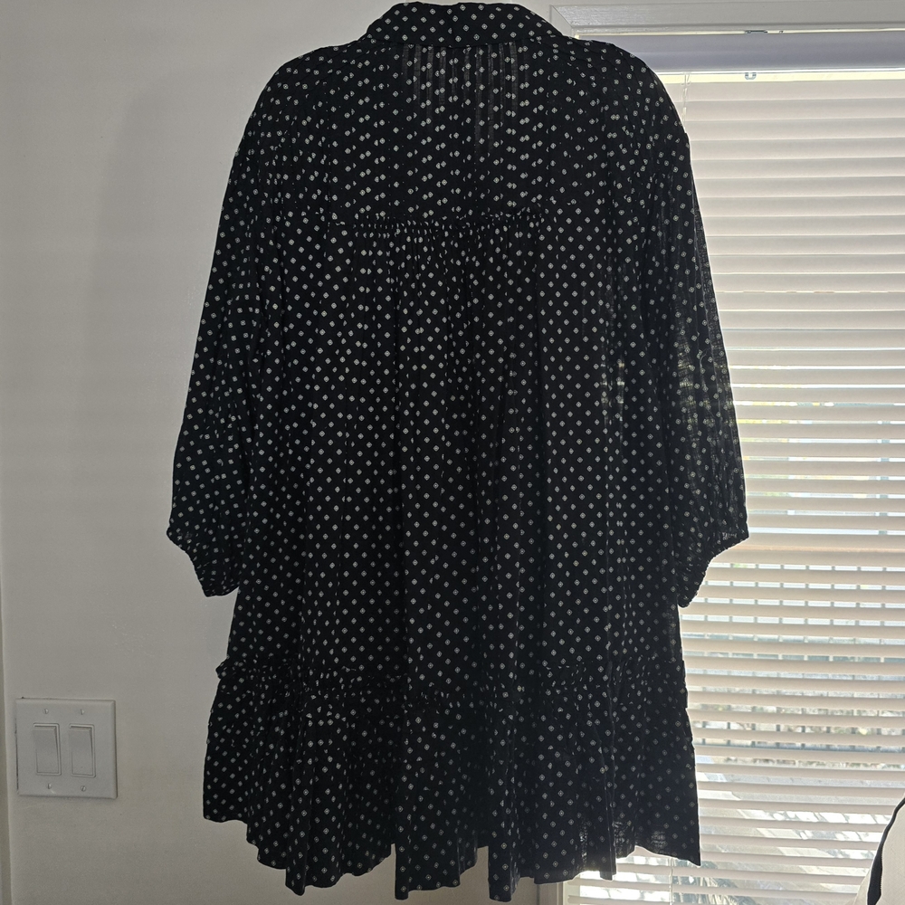 FREE PEOPLE Full Swing Mini Dress/Tunic w/Removable Slip - Picture 5 of 11
